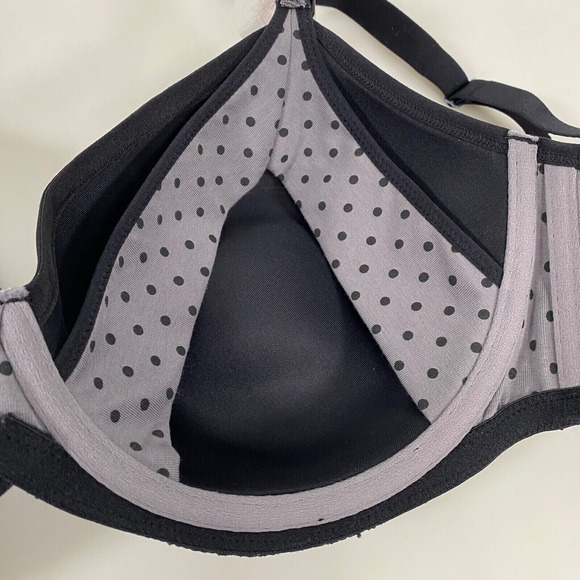 Cake Lingerie Womens Waffles Nursing Tshirt Bra 30E Black Full Coverage Support - Picture 7 of 16